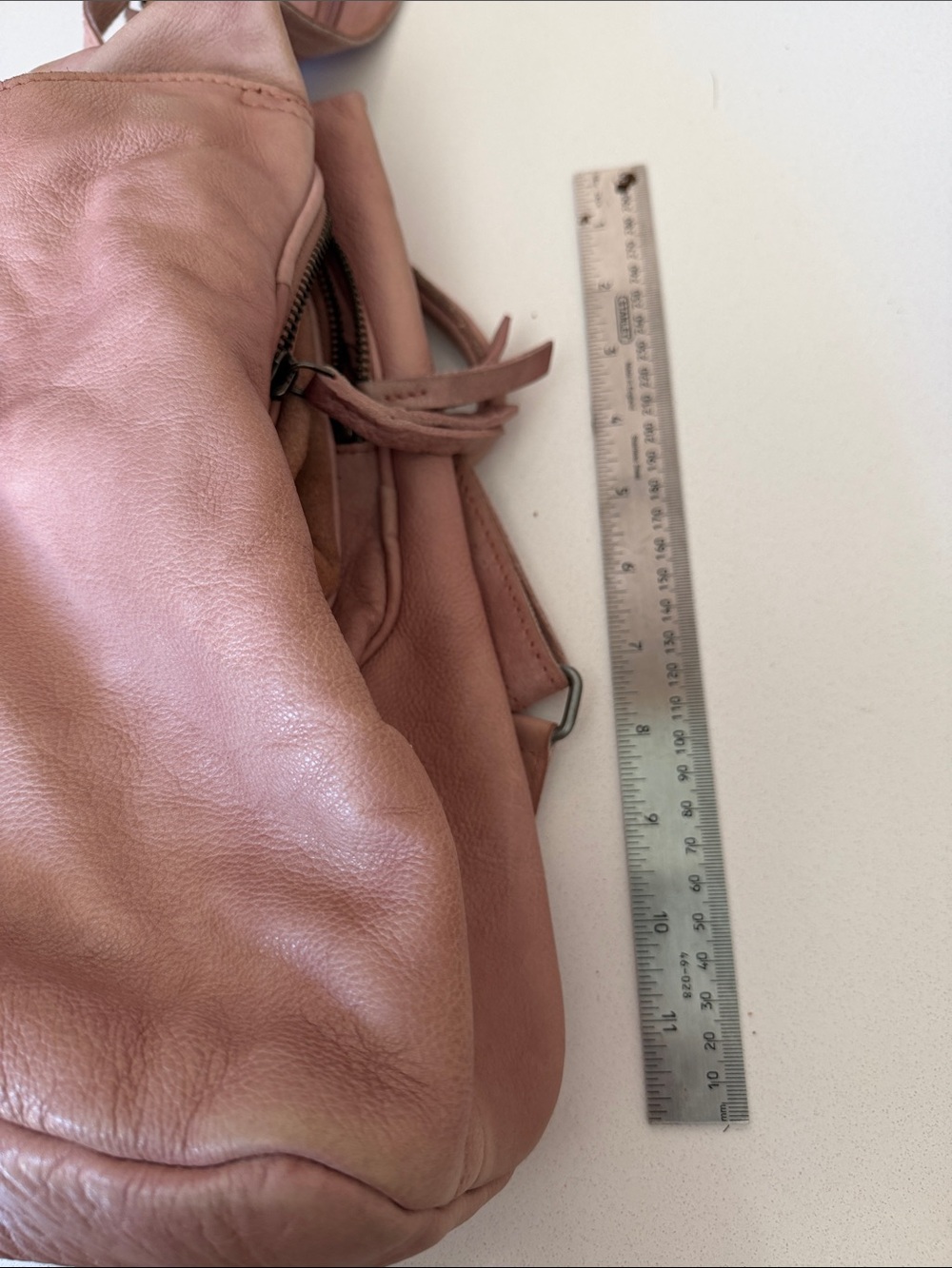 We The Free Dusty Rose Leather Backpack - Picture 6 of 7